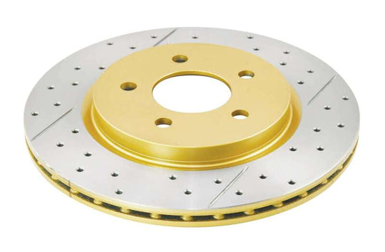 DBA 05-14 Ford Mustang GT Rear Drilled & Slotted Street Series Rotor - DBA2114X