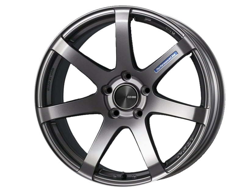 Enkei PF07 18x8 5x100 ET35 Dark Silver Wheel - 490-880-8035DS