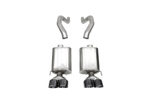 Load image into Gallery viewer, Corsa 06-13 Chevy Corvette C6 Z06 7.0L / 09-13 ZR1 6.2L Black PVD AxleBack Exhaust w/4.5in Twin Tips - 21077BLK