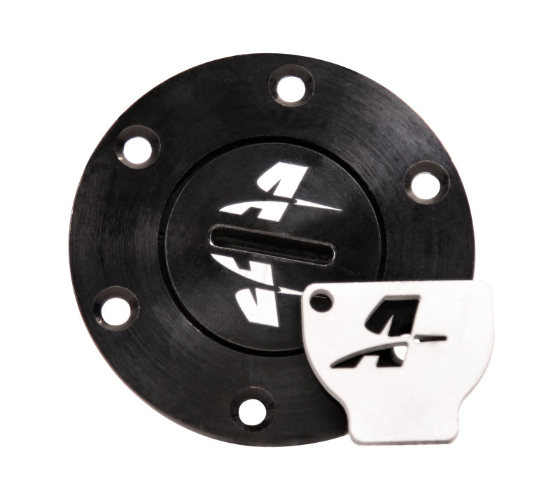 Aeromotive 1.5in Screw-on Fill Cap - Black - 18720