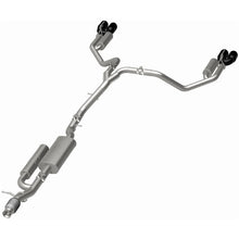 Load image into Gallery viewer, MagnaFlow 2021 Chevrolet Tahoe V8 5.3L Street Series Cat-Back Exhaust - Black Chrome Tips - 19541