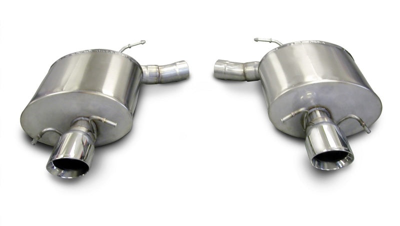 Corsa 2009-2014 Cadillac CTS Sedan V 6.2L V8 Polished Sport Axle-Back Exhaust - 14941