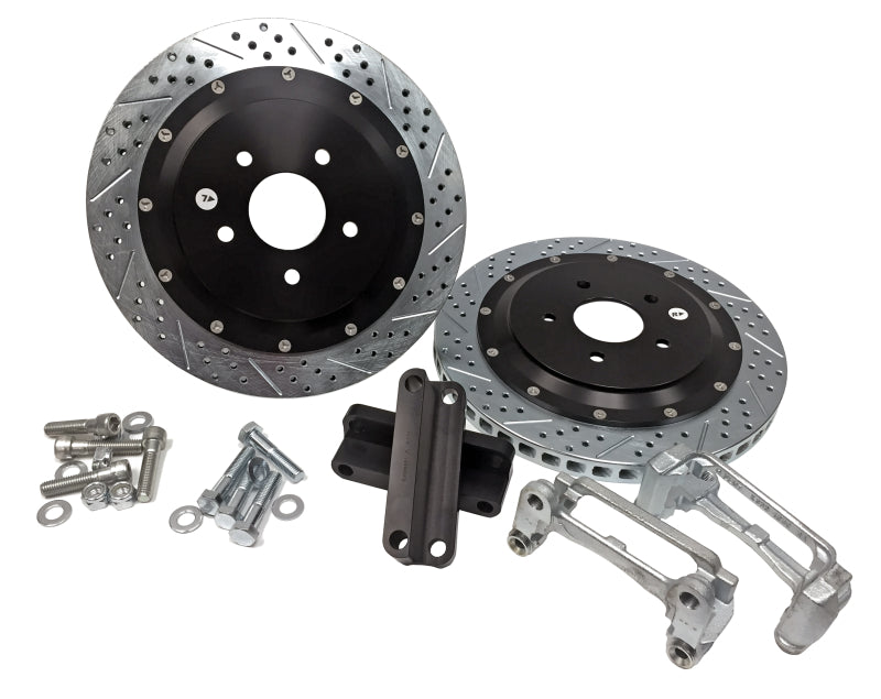 Baer Brakes 06-09 Cadillac XLR V Eradispeed+ Rear SDZ 2-Piece Performance Brake Rotors - 2302049