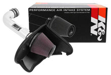 Load image into Gallery viewer, K&amp;N 16-17 Chevy Camaro 3.6L Silver Typhoon Short Ram Intake - 69-4535TP