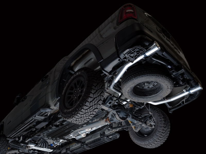 AWE Tuning 2025+ RAM 1500 3.0TT Rebel 0FG Cat-Back Exhaust w/ Chrome Silver Tips - 3015-32531