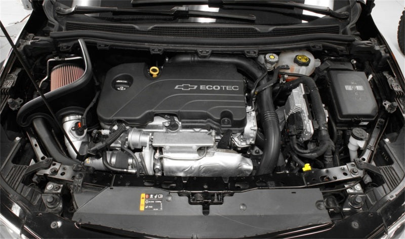 K&N 17-18 Chevy Cruze 1.4L Turbo Silver Typhoon Short Ram Intake - 69-4537TS