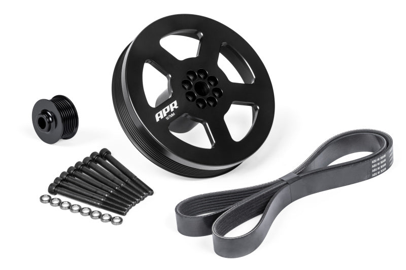 APR 09-18 Audi A6/A7/A8 Quattro (3.0 TFSI) Supercharger Drive & Crank Pulley w/Belt (Press On) - MS100184