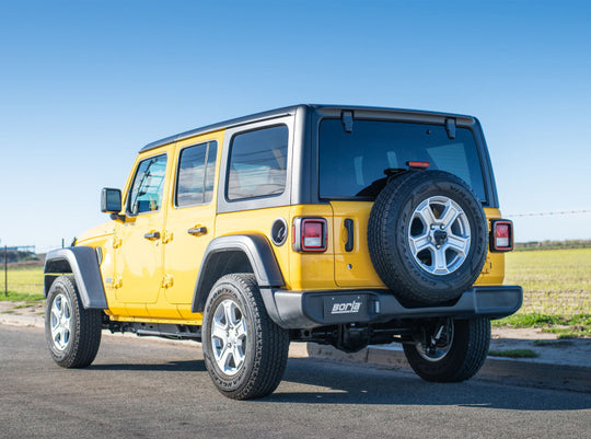 Borla 18-20 Jeep Wrangler JLU 3.6L V6 Climber Turn Down Exit Cat-Back Exhaust - 140828