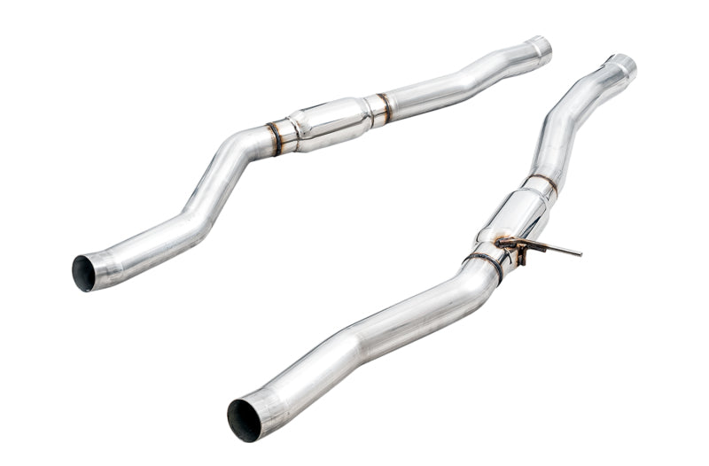 AWE Tuning 2020 Toyota Supra A90 Resonated Touring Edition Exhaust - 5in Chrome Silver Tips - 3015-32118