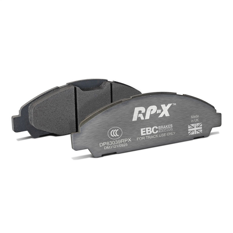 EBC Racing 15-17 Ford Mustang 3.7L (6th Gen) RP-X Race Front Brake Pads - DP83039RPX