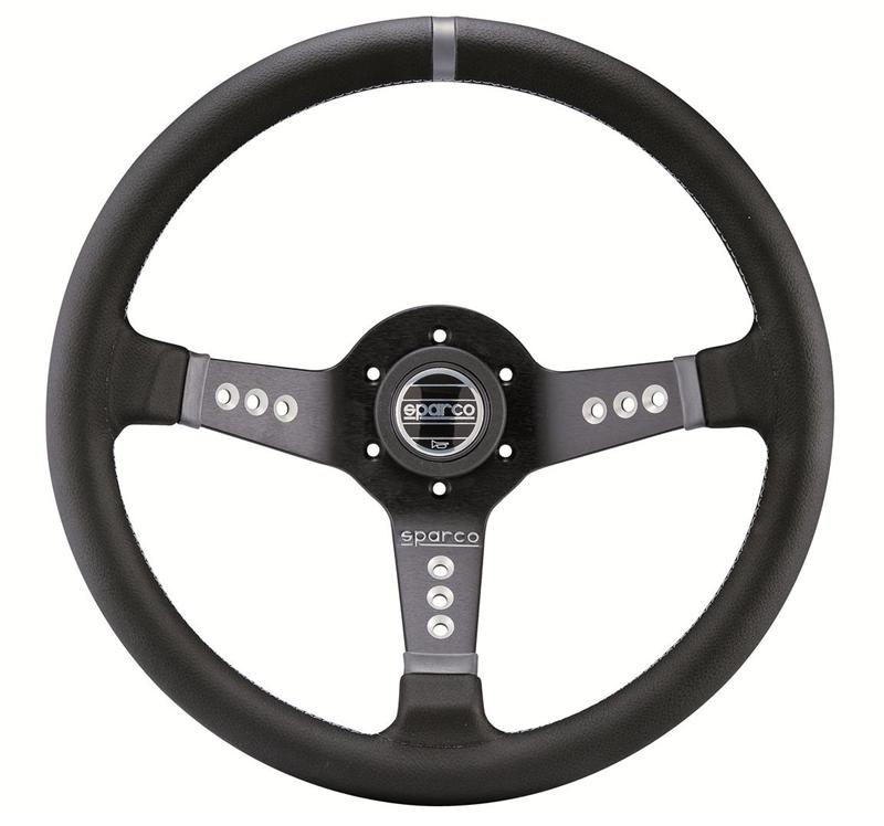 Sparco Steering Wheel L777 Leather Black - 015L800PL