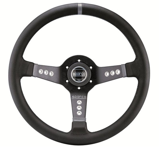 Sparco Steering Wheel L777 Leather Black - 015L800PL