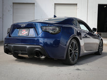 Load image into Gallery viewer, aFe Takeda Exhaust Axle-Back 13-15 Scion FRS / Subaru BRZ 304SS Black Dual Tips Exhaust - 49-36023-B