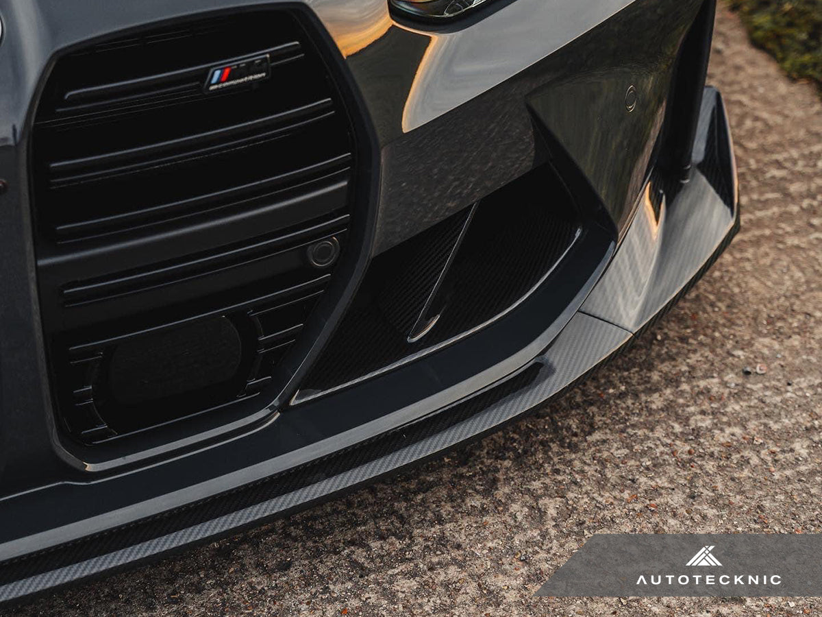 AutoTecknic Dry Carbon Competition Sport Front Aero Lip - BMW G80 M3 | G82/ G83 M4
