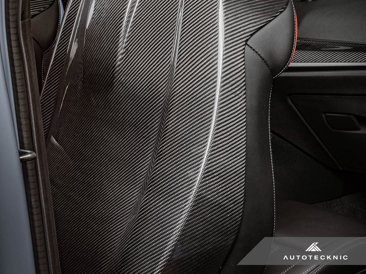 AutoTecknic Dry Carbon Full Seat Back Cover Set - BMW G42 M240I