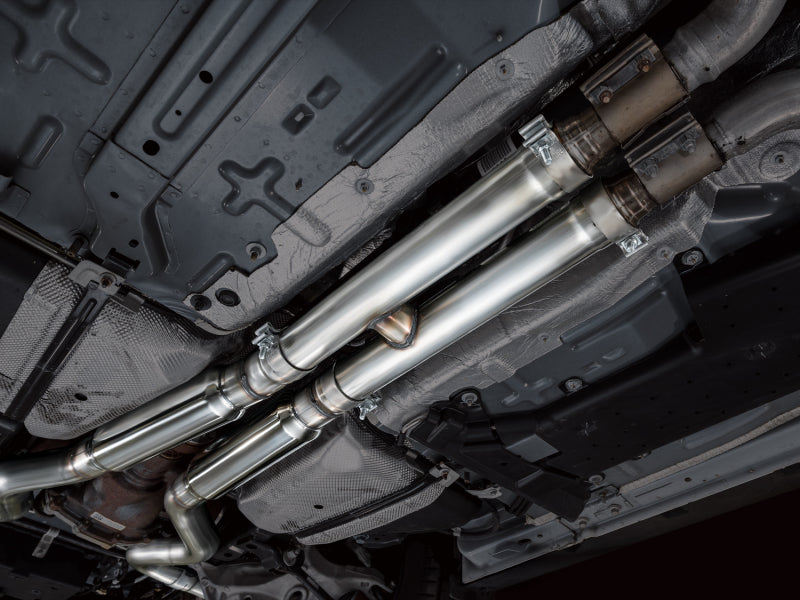 AWE Tuning 18-23 S550 Mustang GT SwitchPath Exhaust - Chrome Silver Tips - 3025-42550