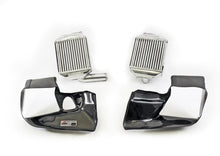Load image into Gallery viewer, AWE Tuning Audi 2.7T Performance Intercooler Kit - w/Carbon Fiber Shrouds - 4510-11040