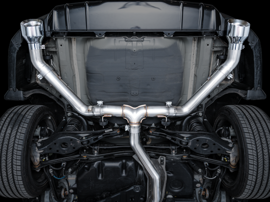 AWE Tuning 22+ Honda Civic Si/Acura Integra Track Edition Cat-Back Exhaust - Dual Chrome Silver Tips - 3020-32331