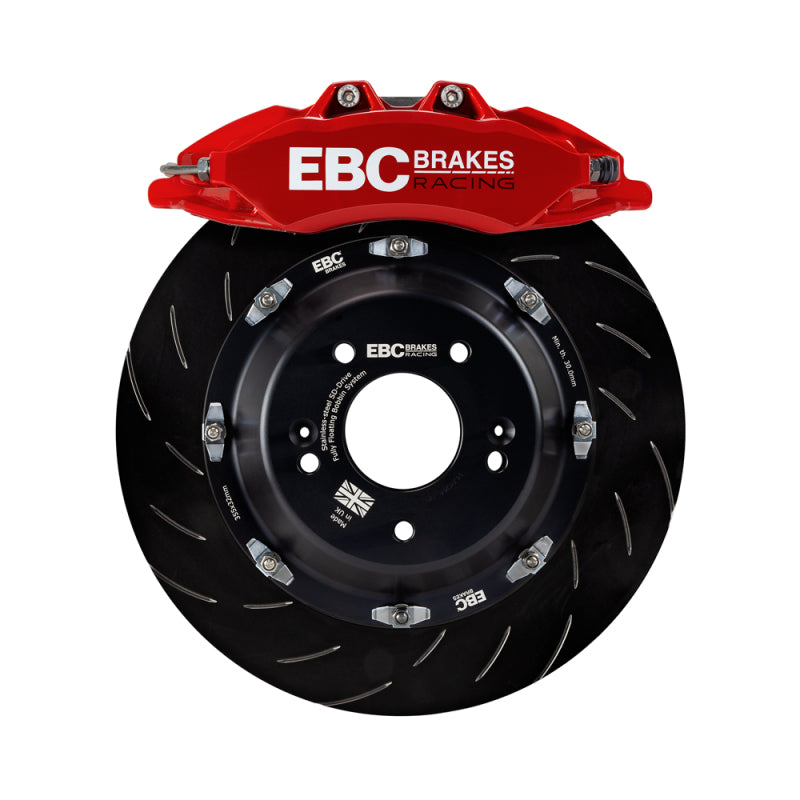 EBC Racing 07-13 BMW M3 (E90/E92/E82) Red Apollo-6 Calipers 380mm Rotors Front Big Brake Kit - BBK050RED-1