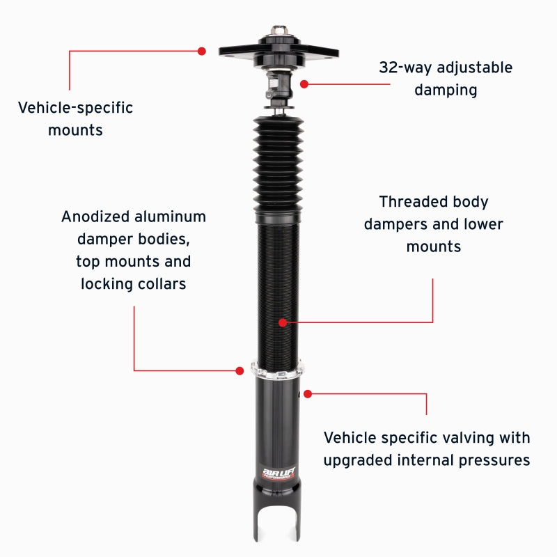 Air Lift Performance 09-13 Infiniti G37 / 09-20 Nissan 370z Rear Air Suspension Kit - 76510
