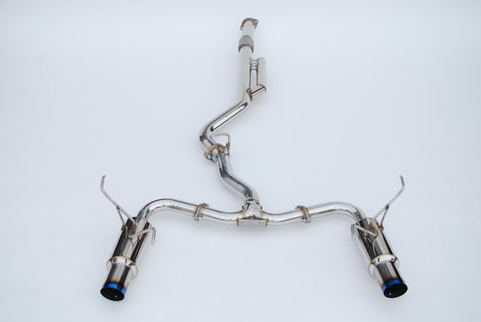 Invidia 2022+ Subaru WRX N1 Twin Outlet Single Layer Tip Cat-Back Exhaust - HS22WRXGTT