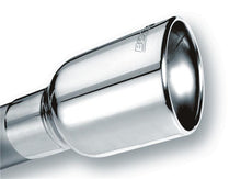 Load image into Gallery viewer, Borla Universal Polished Tip Single Round Rolled Angle-Cut w/Clamp (inlet 2 1/2in. Outlet 4 x 4in) * - 20156