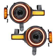 Load image into Gallery viewer, Oracle 2021+ Ford Bronco Oculus  Bi-LED Projector Headlights - Amber/White Switchback