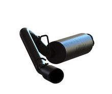 Load image into Gallery viewer, MBRP 97-99 Jeep Wrangler (TJ) Inline-4 2.5L, Inline-6 4.0L 2 1/2in Cat Back Single Side Black Coated - S5512BLK