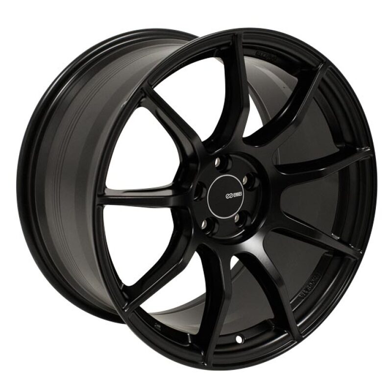 Enkei TS9 17x9 5x100 45mm Offset 72.6mm Bore - Black Wheel - 492-790-8045BK