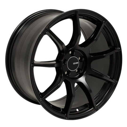 Enkei TS9 17x9 5x100 45mm Offset 72.6mm Bore - Black Wheel - 492-790-8045BK
