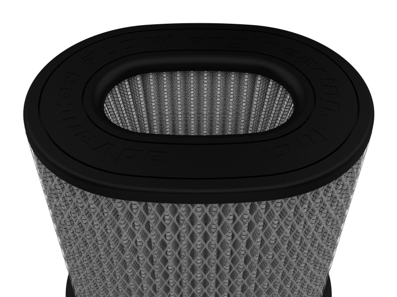 aFe MagnumFLOW HD Air Filters Pro Dry S Oval 7in X 4.75in F 9in X 7in T X 9H - 21-91061