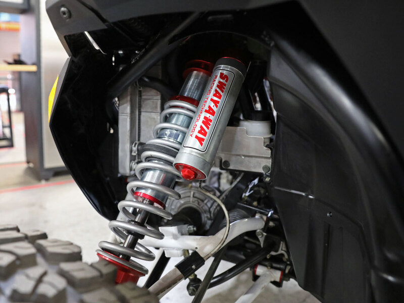 aFe 14-16 Polaris RZR 925/1000cc Sway-A-Way 2.5 Front Coilover Kit w/ PB Reservoirs and Comp Adj - 851-5600-03-CA