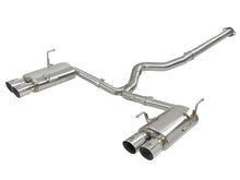 Load image into Gallery viewer, aFe Takeda 3in SS Exhaust Cat-Back 15-16 Subaru WRX/STI 2.0L/2.5L Polished Tips - 49-36801-P
