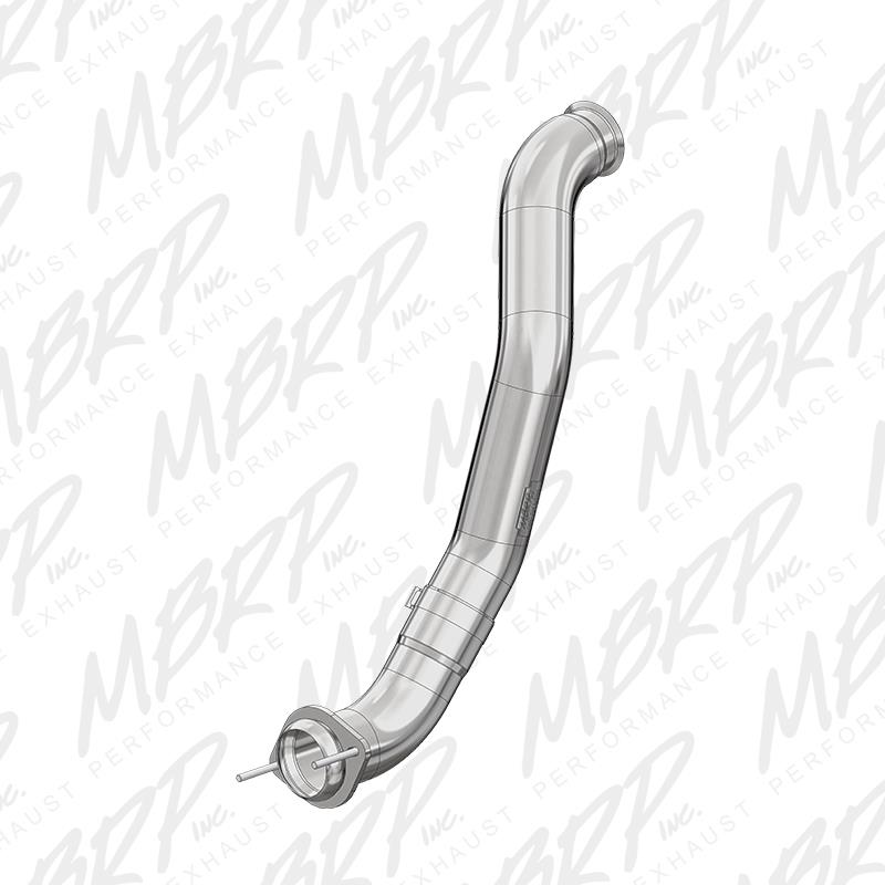 MBRP 08-10 Ford 6.4L Powerstroke 4in Turbo Down-Pipe Aluminized - FALCA455