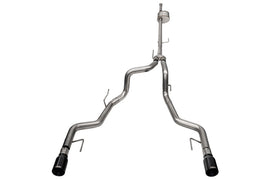 Corsa 2022-2025 Ford F-150 SuperCrew/5.5ft Bed 5.0L V8 Xtreme Cat-Back Dual Rear Exit-Black PVD