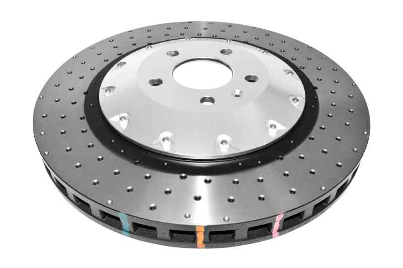 DBA 07-11 Audi S6 Front 5000 Series Drilled Rotor w/Black Hat - DBA52778SLVXD