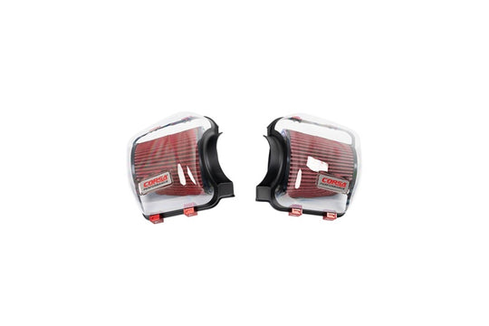 Corsa 24-25 Ford Mustang GT 5.0L Clear Lids & Dry Filters - 44015D