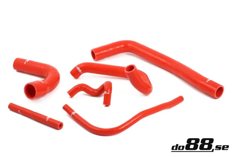 do88 SAAB 9000 Turbo 94-98 Coolant Hoses Red - DO88-KIT16R