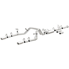 Load image into Gallery viewer, MagnaFlow Stainless Cat-Back Exhaust 2015 Chevy Silverado 2500HD 6.0L Dual Split Rear Exit 4in - 19027