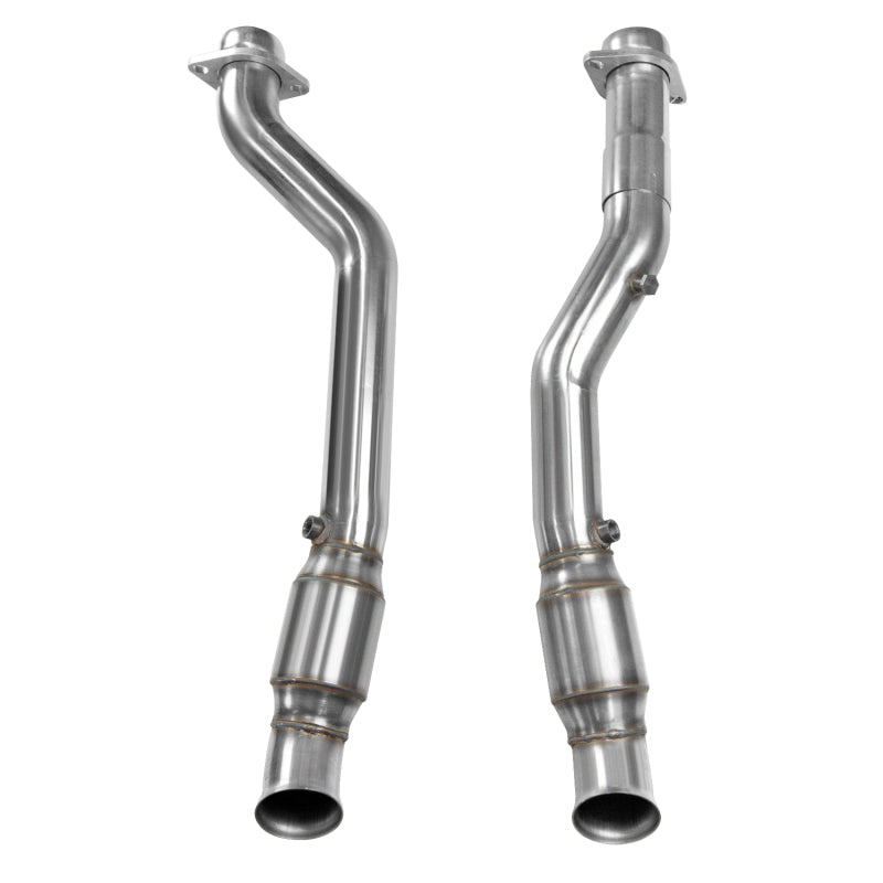 Kooks 2012+ Jeep Grand Cherokee SRT8 6.4L 3in Stainless GREEN Catted Connection Pipes - 34103301