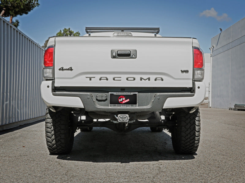 aFe MACHForce XP Exhausts Cat-Back Hi-Tuck RB SS 16 Toyota Tacoma V6-3.5L - 49-46034