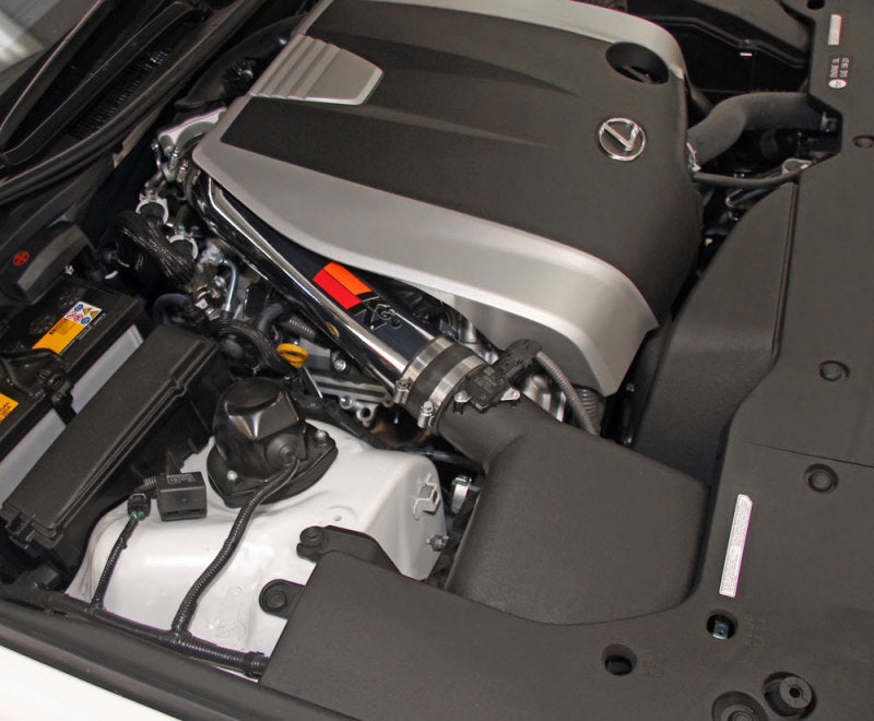 K&N 69 Series Performance Typhoon Intake Kit - Polished for 13-14 Lexus GS350 3.5L V6 - 69-8704TP