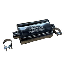 Load image into Gallery viewer, Kooks 2.5in Oval Clamp In Muffler 12in Long Body Polished Stainless Steel - KO250-12-CI
