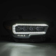 Load image into Gallery viewer, AlphaRex 16-20 Toyota Tacoma NOVA LED Projector Headlights Plank Style Chrome w/Activation Light - 880706