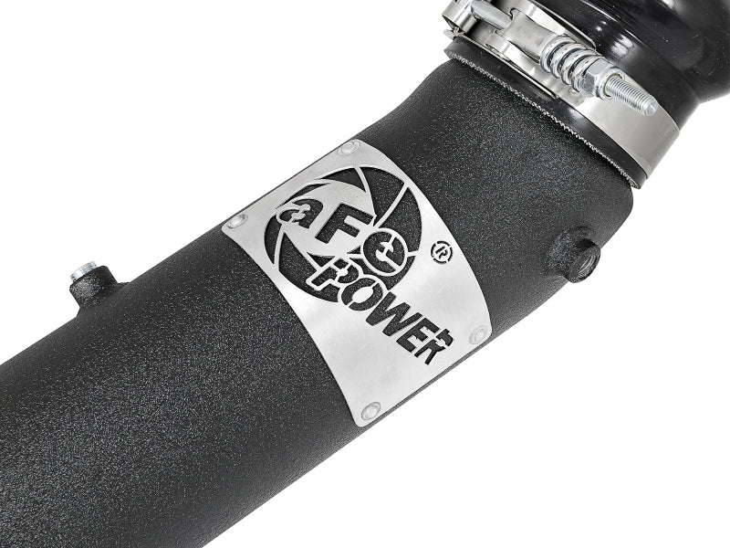 aFe BladeRunner 3in/3-1/2in Black Intercooler Tubes Hot/Cold 2017 GM Diesel Trucks V8 6.6L (td) L5P - 46-20334-B