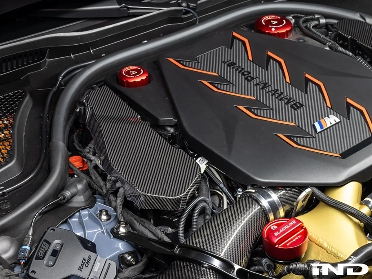 AutoTecknic Pre-Preg Carbon Engine Cover Extension Set - BMW G90/ G99 M5