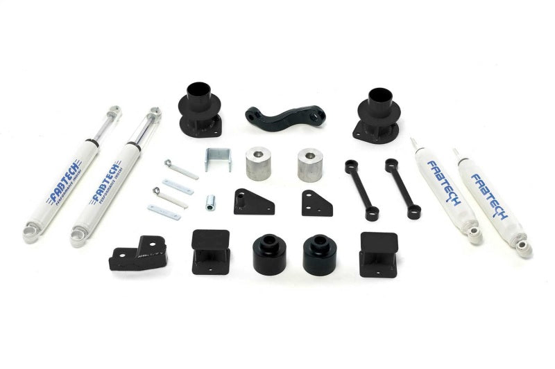 Fabtech 07-18 Jeep JK 4WD 3in Basic System - Component Box - FTS24080BK