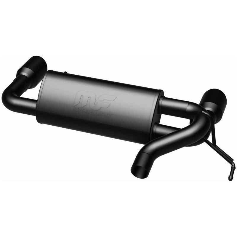MagnaFlow 2021 Ford Bronco 2.3L I-4 Axle-Back Exhaust w/ Dual Split Rear Style Exit- Black Tips - 19555