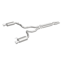 Load image into Gallery viewer, MagnaFlow Cat Back, SS, 3in, Street, Dual Split Polished 4.5in Tips 2015 Ford Mustang GT V8 5.0L - 19100