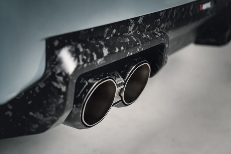 Akrapovic BMW M2 Coupe (G87) Tail Pipe Set - Chopped Carbon - TP-CT/73/CF
